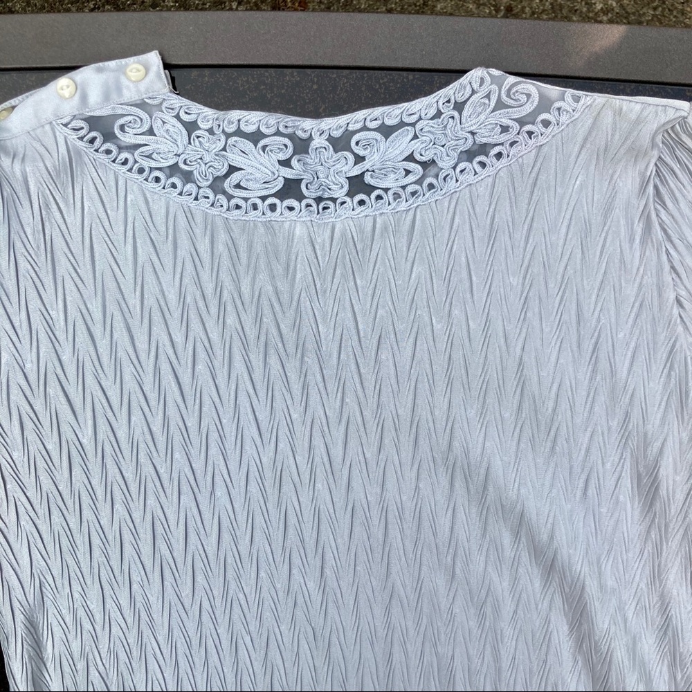 Periwinkle blouse 3/4 sleeve top